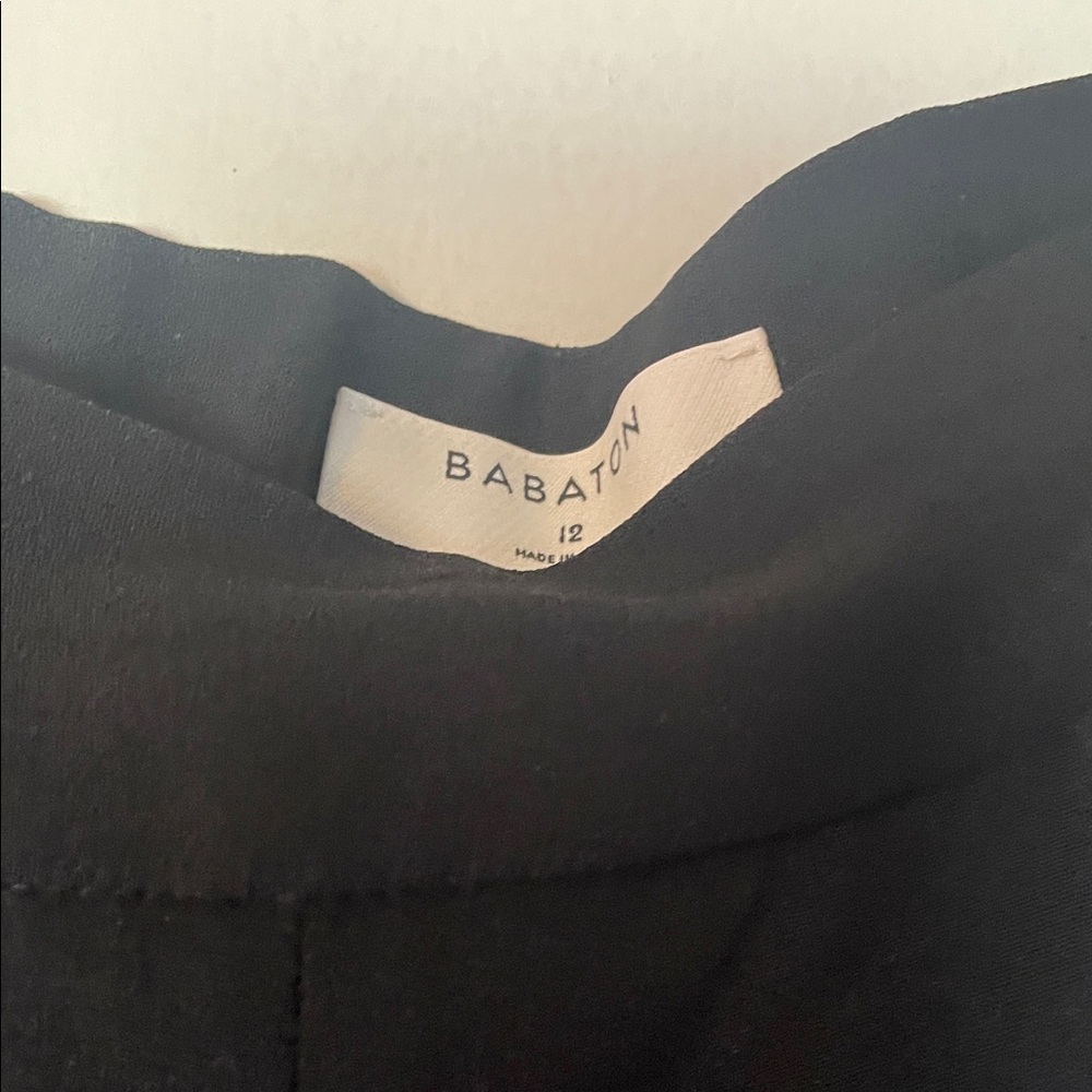 Aritzia Babaton Classic Black trousers